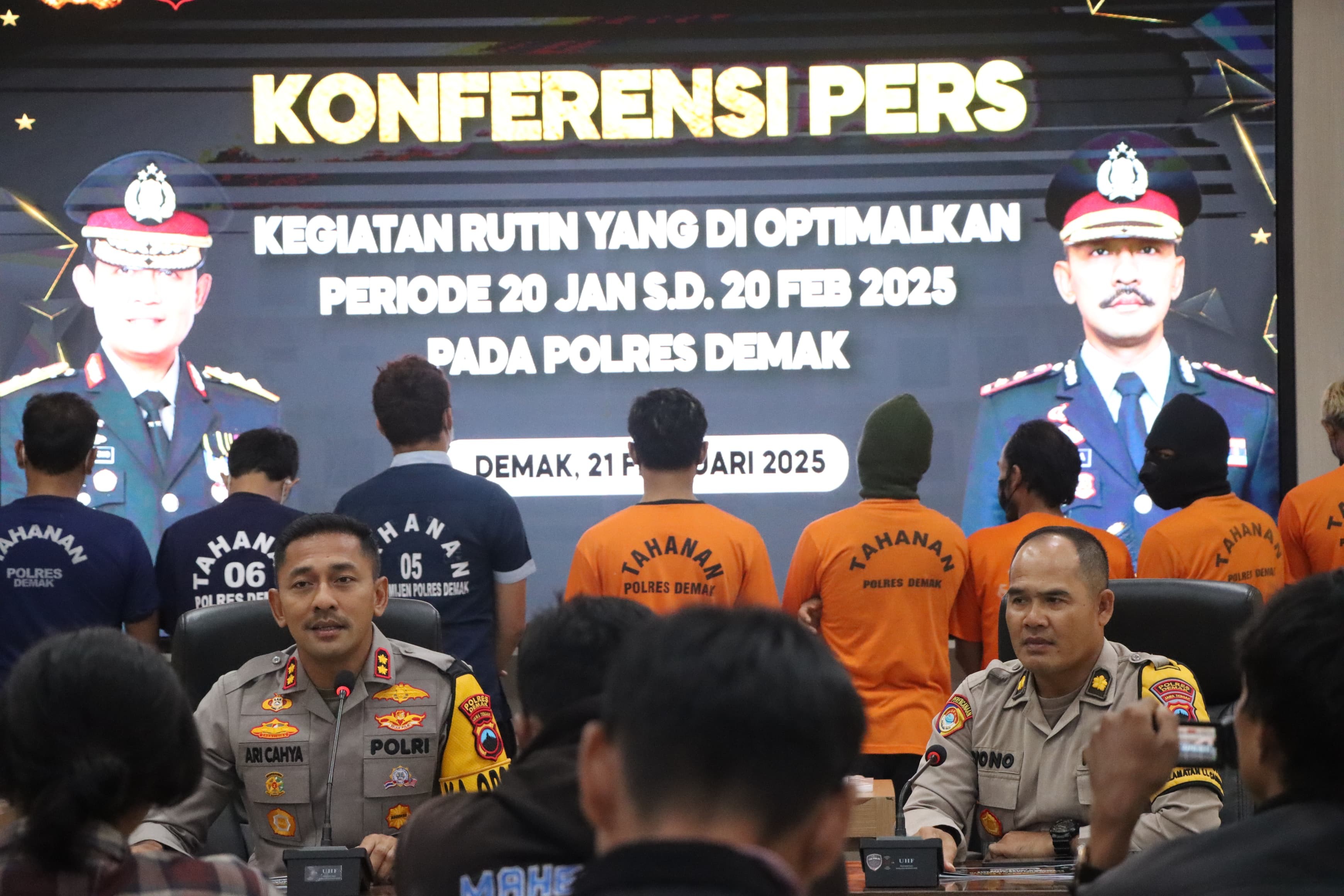 Polres Demak Berhasil Ungkap Kasus Pekat Hingga Narkoba Satu Bulan Terakhir