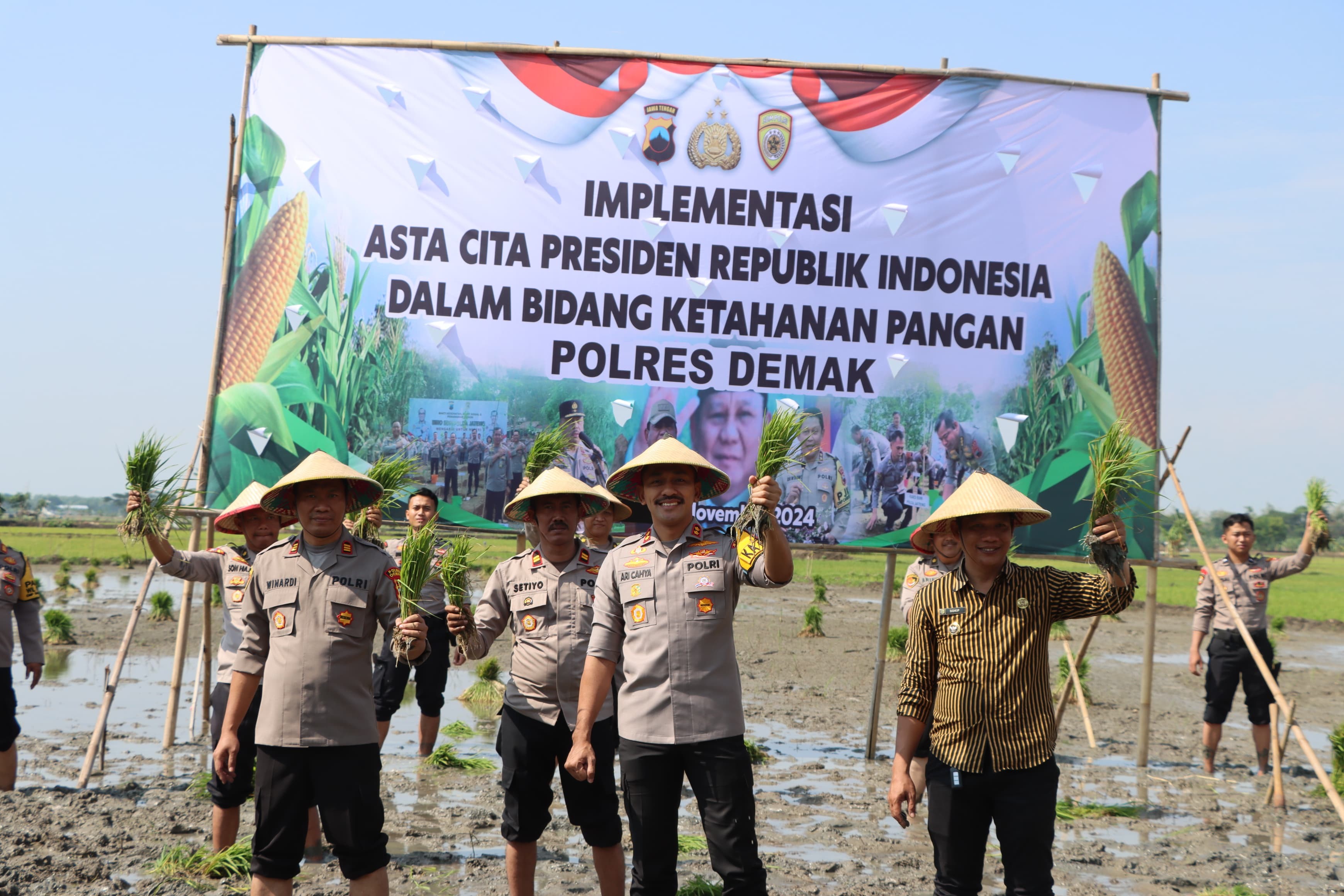 Tanam Padi Serentak Mendukung Program Ketahanan Pangan Nasional