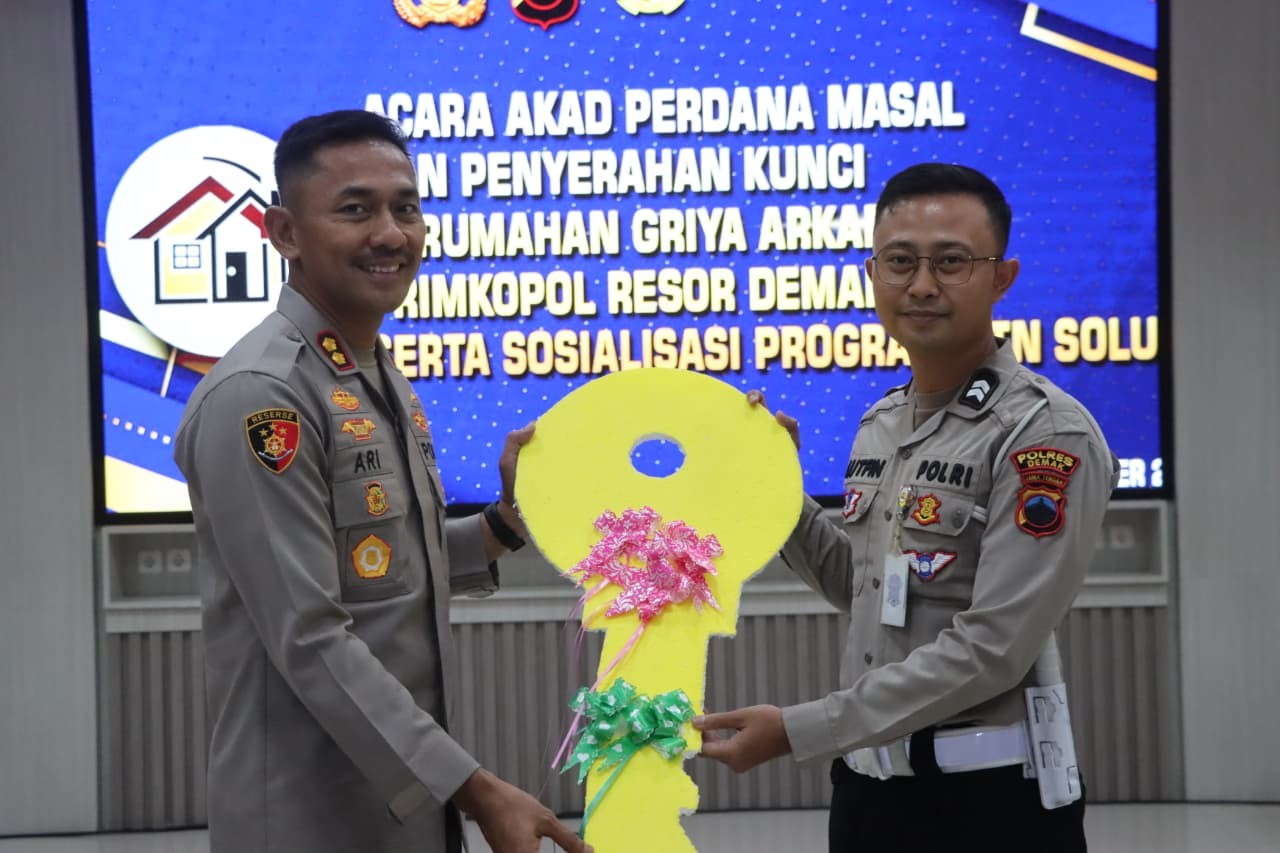 Kapolres Demak Resmikan Griya Arkana, Wujudkan Rumah Layak bagi Anggota